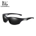 LouisWill Polarized Sports Sunglasses Unbreakable Frame Classical Fashion Glasses UV400 Sunglasses Outdoor Activities Driving Fishing Racing Eyewear Non-slip Temples Sun Glasses.
