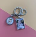 1pcs Kpop TWICE Keychain new album more more TWICE Metal key chain Pendant.