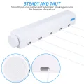 Wall Mounted Hanger Retractable Indoor Clothes Hanger Drying Rack Towel Rack Automatic Telescopic Clothesline. 