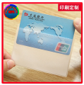5 pcs transparent pvc card holder..