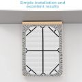 ARELENE Bed Sheet Holder Straps,Adjustable Elastic Bed Sheet Straps,Crisscross Bed Sheet Fasteners Suspenders,Sheet Stays Clip B.