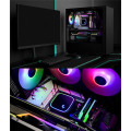 Computer CPU Radiator Replace LS520 SE Digital 240mm CPU AIO Liquid Cooler with 4th Gen Dual-Chamber Pump, ARGB Fans. 
