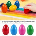 Crayons for Toddlers, Palm Grip Crayons for Kids,9 Colors Crayons Non Toxic Paint Crayons Egg washable Sticks Stackable Toys for Baby,Children,Boys and Girls. 