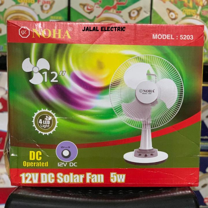 NOHA%20Dc%20Solar%20Fan%2012%20Inch%205W%2012V%20(Without%20Bettery)%20-%20Image%202