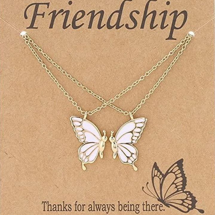 Best%20Friend%20Butterfly%20Necklace%20for%20Women%20Friendship%20Necklace%20Animal%20Card%20Clavicle%20Chain%20Pendant%20Mother%20Day%20Gift%20Designer%20Jewelry%20-%20Image%203