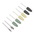 Resin Base Polishing Burs 8Pcs HP Dental Acrylic Tungsten Carbide Steel 2.35mm. 