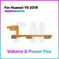 Power volume button flex For huawei Y9 2019 Side key Switch ON OFF Key Mute control Button Ribbon Flex Cable.