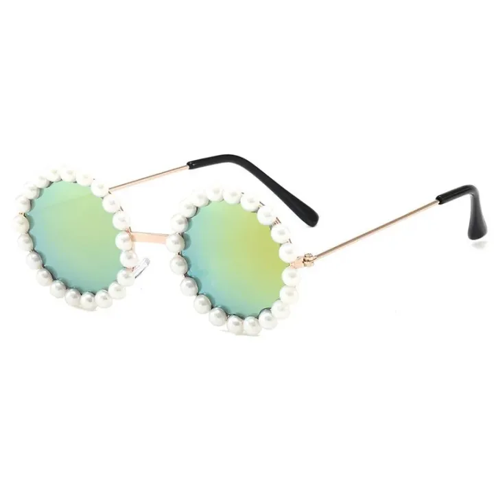 Boys%20Girls%20Luxury%20Pearl%20Design%20Sunglasses%20Children's%20Trendy%20New%20Style%20Outdoor%20UV400%20Shades%20Eyewear%20Baby%20Retro%20Round%20Sun%20Glasses%20-%20Image%205