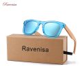RAVENISA Wooden Kids Sunglasses Wood Sun Glasses For Boy Girl Children Polarized Cute Blue Mirror Eyewear Oculos Gafas De Sol. 