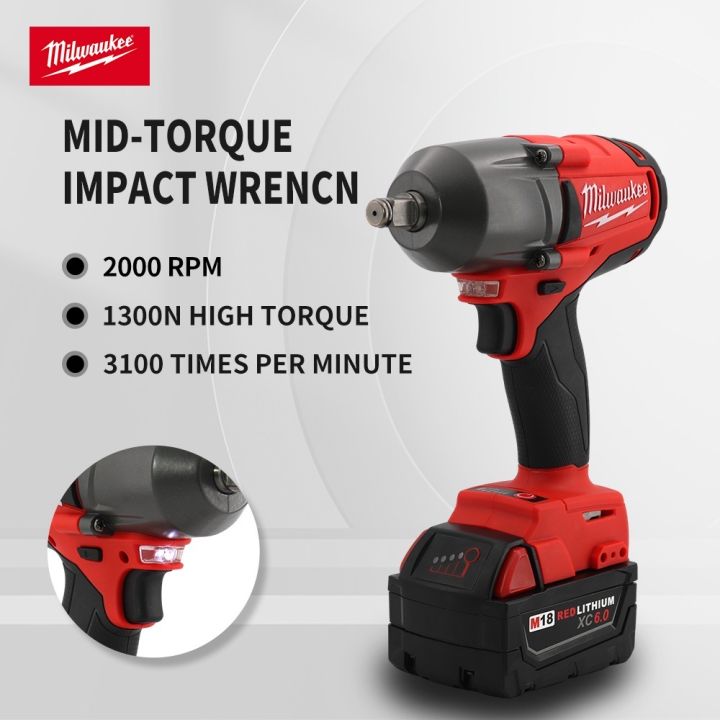 High Torque Milwaukee Cordless Impact Wrenches Milwaukee 18V