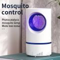 Usb Electric Mosquito Lamp Physical Silent Mosquito Killer - White - Mosquito Bat.