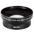 62mm 0.43X Wide Angle Macro Conversion Lens for sony HDR-XR520 VHDR-CX7 HDR-SR5 nikon canon pentax olympus DSLR camera.