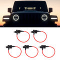 Blade Fuse Adapter Kit, Car Add Circuit Fuse Adapter Double End Sturdy for DIY.