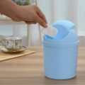 Mini Waste Bin Desktop Home Garbage Basket Table Trash Can Swing for Home Office Table Trash Can Small Waste Bin Office Supplies. 