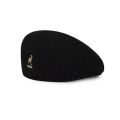 kangol black kangaroo beret men and women summer thin hat women's tide ins retro reverse hat. 