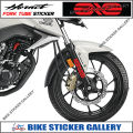 Fork Tube Sticker for  Hornet Bike - Zigzag Design  ( Waterproof & Premium quality) / Bike Sticker Gallery. 