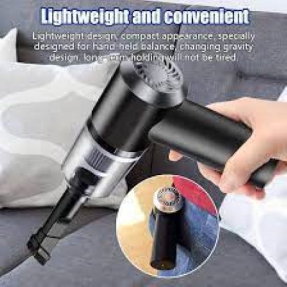 Vacuum cleaner 3 in 1 Wireless Vacuum Cleaner, Wireless & Rechargeable Multi-functional Vacuum Cleaner, Portable Vacuum Cleaner Duster Blower Air Pump, Wireless Handheld Clean Microscopic Dust From Car, Computer, Laptop, Sofas, Mini Air Blower By Latfu