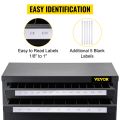 VEVOR Steel Stackable End Mill Dispenser Organize Cabinet 3-Drawer Workshop Hardware Auto Maintenance Storage Box 29-Compartment. 