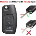 Car Remote Key Shell Remote Key Case Cover for Ford Focus Fiesta Mondeo S-Max C-Max. 