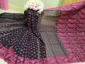 Half silk tangail jamdani saree for woman. 