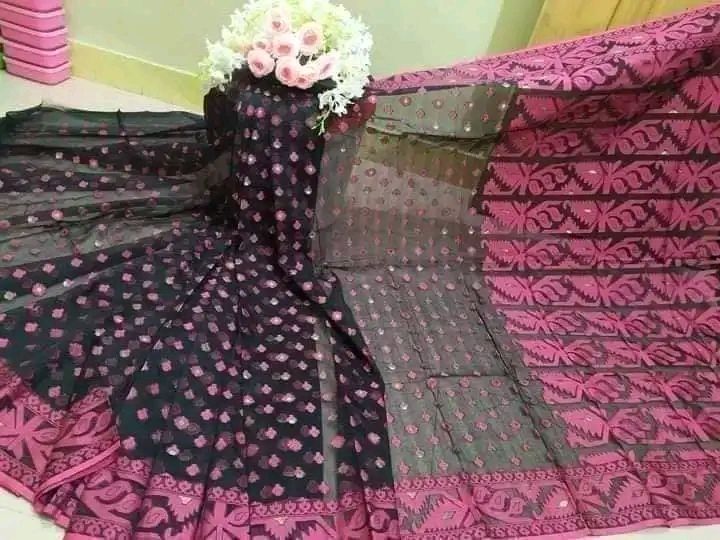 Half%20silk%20tangail%20jamdani%20saree%20for%20woman%20-%20Image%203