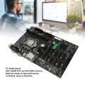 Motherboard CPU Combo, Multi Graphics Support Gaming PC Motherboard 8G DDR4 G3930 CPU Heat Dissipation DIY Assembled for Desktop PC. 