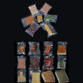 GC 100pcs Vacuum Sealer Bags Transparent Food Grade Materials Packaging Bag Great For Food Storage.