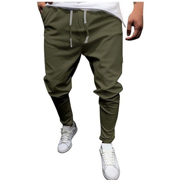 Summer%20men's%20cotton%20linen%20pants%20casual%20linen%20trousers%20casual%20breathable%20fitness%20fold%20elastic%20waist%20men's%20casual%20casual%20pants%20-%20Image%205