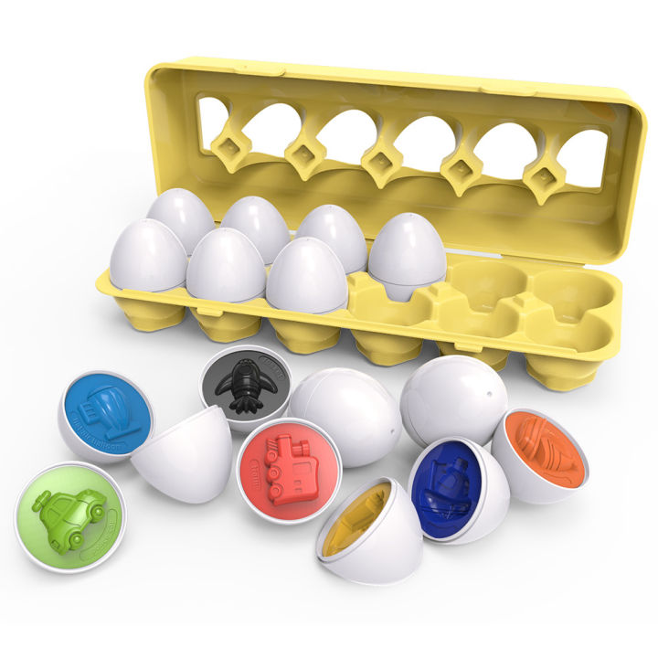 12PCS%20Funny%20Egg%20Matching%20Toy%20Toddler%20Games%20Montessori%20Educational%20Learning%20Color%20Shapes%20Kids%20Pretend%20Play%20Toy%20Set%20-%20Image%206