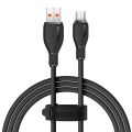 Baseus 100W USB A To Type-C Cable Charger 6A Qualcomm 3.0 QC Quick Charge Fast Charging 480 Gbps Data Transfer Elastic Silicone For Phone Tablet Laptop Digital Devices.