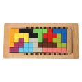 Wooden Building Toy, Wooden Blocks Toy Color Cognition Glossy Educational Safe for Adults for Kindergarten.