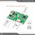 J5019 HW-357 DC to DC Step Up Boost Module 3.7V to 27V 2A Adjustable With Integrated TP4056 18650 Lithium Battery Charging Module for WiFi, Router, ONU Mini UPS or DIY Kit.. 