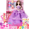 30cm large size Yangtongle Barbie doll set girl princess kids toy single birthday cloth.