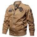 Tactics Jacket Men Autumn Spring Bomber Cotton Coat Plus Size Embroidery Airplane Pilot Cargo Jackets Male Jaqueta Masculina. 
