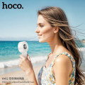 Hoco HX62 Handheld Fan 0 to 100 Level Cool Wind Speed Control with Digital Display Dual Air Outlet Easy to Carry Compact Size 6000mAh Large Battery Up to 17 hours Backup Removable Back Cover for Easy Cleaning Portable Fan.