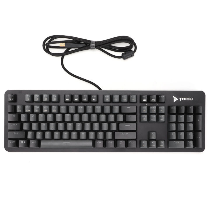 TAIDU%20Mechanical%20Gaming%20Keyboard%20Durable%20104%20Key%20K750%20RGB%20USB%20Computer%20Accessories%20for%20Windows%20XP%20/%207/8/10%20System%20-%20Image%203