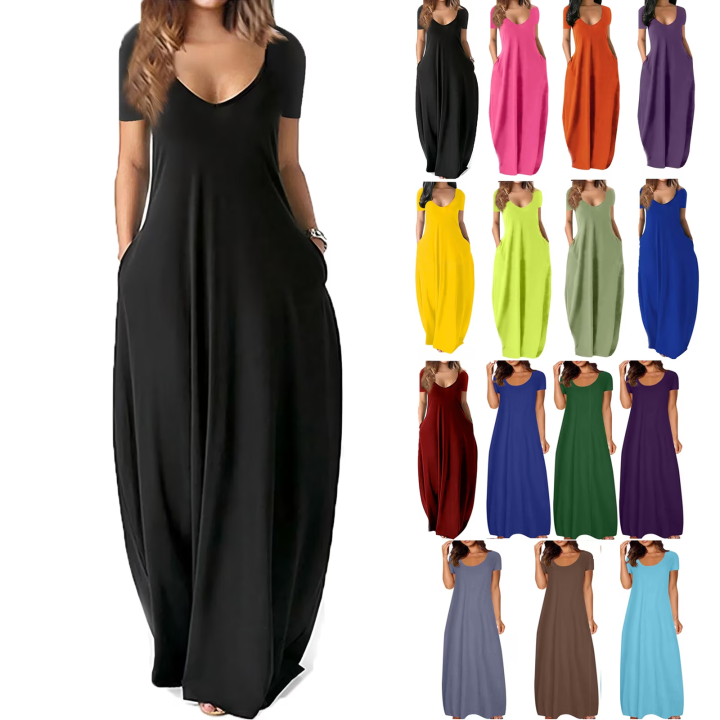 Ladies Cotton Soft Maxi Dress – Perfect Balance of Comfort and Style