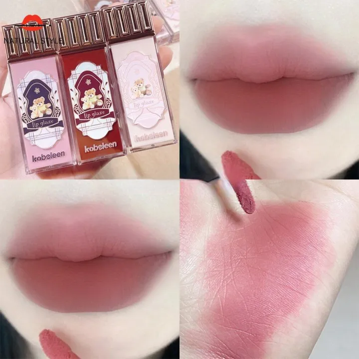 Kobeleen%20Cloudy%20Bear%20Waterproof%20Long-lasting%20Lip%20Mud%20Lipstick%20Matte%20Velvet%20%20Non%20Stick%20Cup%20Moisturizing%20Lip%20Tint%20-%20Image%205