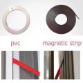 WEFILM Magnetic Strips with Adhesive Backing Strong Magnet Strip Self Adhesive Rubber Magnet Tape White/Black PVC with Sticky for Magnetic Mosquito Net. 