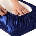 2pcs Comfortable Solid Color Silk Elastic Pillow Case Satin Silk Skin Friendly Sleeping Pillowcase Soft Pillow Cover Household. 