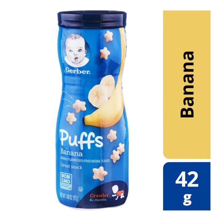 Gerber Graduates Baby Puffs Banana 42gm