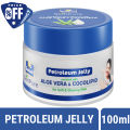 Parachute SkinPure Petroleum Jelly Enriched with Aloe Vera & Cocolipid| For Soft, Glowing Skin| Dry Skin & Lip Repair| Paraben, Sulphate Free| 100 ml. 