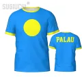 Custom Name Number Palau Flag Emblem 3D T-shirts For Men Women Tees jersey team Clothes Soccer Football Fans Gift T shirt. 