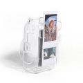 (Not a camera) For FUJIFILM instax mini 12 Crystal Hard Acrylic Camera Case with Shoulder Strap.