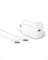Anker 30W USB-C Charger, Anker 312 Charger with Compact and Foldable Design, High-Speed Fast Charging for iPhone 14/13/12 Series, Samsung S23, MacBook Air, iPad Pro, & More 5 ft USB C Cable Included.
