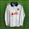 Bangladesh Cricket Training Jersey For Men - Long Sleeve Collar Polo Training Jersey - Bangladesh Cricket Jersey 2026. 