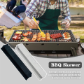 Barbecue Skewer Mold Single Row Kebab Maker BBQ Meat Skewer Machine Plastic BBQ Skewer Maker Kebab Preparation.