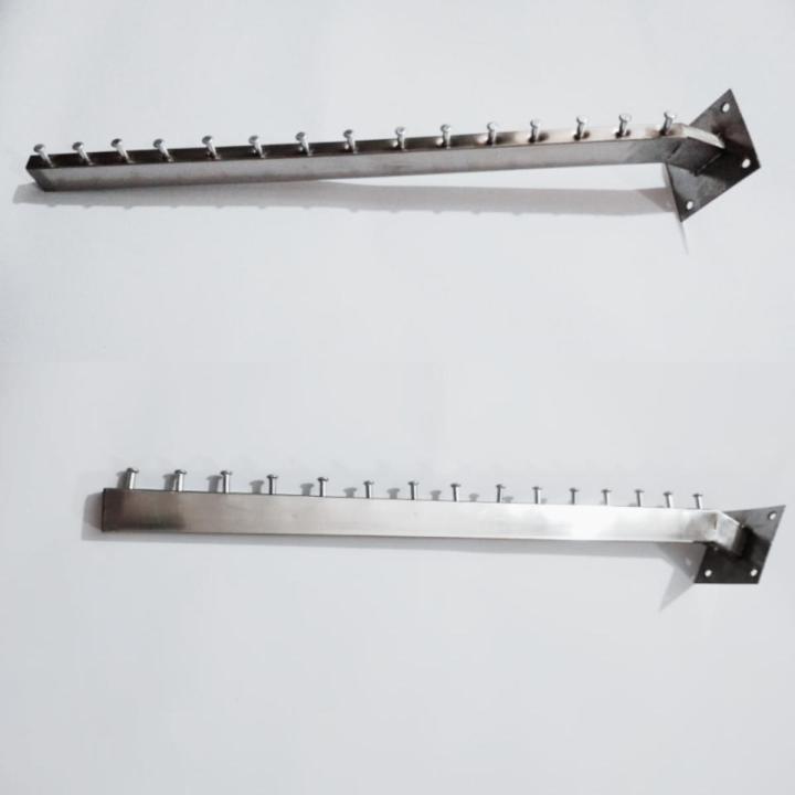 Wall Mount Hanger 1 piece 15 hook Garment Display Hooks Hanging Clothes hook suction