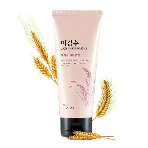 The%20Face%20Shop%20Rice%20Water%20Bright%20Facial%20Foaming%20Cleanser%20150ml%20(korea)%20-%20Image%202
