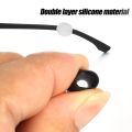 10Pcs Fixed Eyeglasses Grip Transparent Round Silicone Glasses Leg Antiskid Sleeve Elastic Mini Eyewear Accessories Soft Anti Slip Glass Cover Retainer Holder Ear Hook Simple.